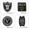 Emblema de bordado plano, terno bordado, adesivos de tecido, jaqueta de plumas, adesivos de remendo de roupas, apliques de moda adulta, reparo de buracos
