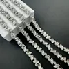 Cola quente corrente de strass garra de orelha olho de cavalo strass corrente corrente para diy roupas sapatos bolsa acessórios corrente atacado