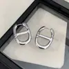 Aretes Personalizados Huecos para Nariz para Mujer, Simples y de Moda, Nuevos Aretes Geométricos Creativos y Modernos, Populares en Línea