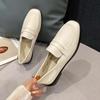 Mocasines de Suela Blanda para Mujer, Nuevo Estilo 2026 Zapatos Británicos de Piel, Zapatos Planos Versátiles Profesionales para el Trabajo, Zapatos Pequeños Cómodos de Piel