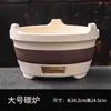 Set para Preparar Té para Uso en Interiores y Exteriores, Incluyendo un Fogón para Preparar Té, Parrilla de Barbacoa y Estufa Tradicional de Carbón