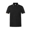 Camisas Polo Personalizadas de Tamanho Grande, Camisetas Transfronteiriças, Roupa de Trabalho, Camisas Culturais, Logo Bordado, Roupas de Trabalho de Manga Curta 100% Algodão, Feito sob Encomenda