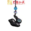 Cadena para Teléfono de Conejo de Jade Volador Tallado en Sándalo, Colgante de Conejo del Zodiaco de Madera Creativo de Jardín de Hadas Artístico, Adorno Colgante Pequeño Lindo