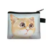 Porta-moedas Fofo de Gato Mais Vendido Transfronteiriço Porta-cartões Infantil Bolsa de Armazenamento Portátil Moderna de Desenho Animado para Estudantes Venda por Atacado