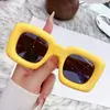 Óculos de Sol Quadrados Fofos Espessos de Bolha Infantis Transfronteiriços Óculos para Meninas Acessórios Divertidos para Bebês e Crianças Óculos de Sol Protetor Solar