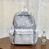 Mochila Fresca y Sencilla Estilo Coreano para Estudiantes de Secundaria Mujeres, Mochila Sencilla de Lunares, Mochila Ligera de Gran Capacidad para Estudiantes de Preparatoria