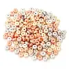 Cuentas Planas para Rueda Multimaterial Accesorios Chapados en Oro de 18 Quilates Acero Inoxidable Cuentas Espaciadoras Planas Cuentas de Disco Materiales para Manualidades DIY Cuentas Espaciadoras