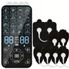 Masajeador Ems de Cuatro Salidas Masajeador de Pulsos Electroterapia para el Hogar Masajeador Digital de Meridianos Parche de Masaje Multifuncional
