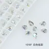 Dongzhou Crystal 4*6mm Gota d'Água Diamante Cintilante para Nail Art Acessórios de Nail Art com Diamantes em Forma de Asas de Borboleta de Vidro Dongzhou Fabricante