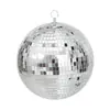 Esfera de Espejo Reflectante Bola de Discoteca Láser Barra Adorno de Pastel Decoración Colgante Bola Láser Flor de Seda Universal
