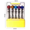 Puntas de Destornillador Hexagonales Negras de Forma Especial, Brocas Magnéticas para Taladro Eléctrico, Juego de Brocas Combinadas Hexagonales de Vástago Especial, 50 Piezas