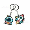Llavero de Goma Suave de Dibujos Animados de PVC 2D 3D Personalizado Llavero de Anime