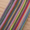 Cuerda de protección para cable de datos de teléfono móvil de 1,4 metros, cuerda de protección para cable de datos de tres colores, resorte de protección para cable de auriculares tres en uno