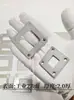 Armário de Exposição com Prateleira de Aço Inoxidável Placa de Base Quadrada com Flange de 4 Furos, Placa de Fixação de Corrimão de Coluna, Base de Placa de Suporte