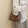 Bolso de Hombro Simple Chic Estilo Coreano 2026 Otoño/Invierno Nuevo Color Sólido Bolso de Hombro Único a la Moda Bolso Cruzado para el Trabajo y el Viaje