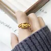 Lindo Monstruo Pequeño 2024 Anillo Nuevo Dopamina Pareja Anillo para Novia Regalo para Niños Anillo de Dibujos Animados