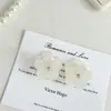 Pinza para el Cabello Pequeña Floral Suave para Mujer, Mini Pasador de Acetato con Pedrería, Pinza Lateral, Venta al por Mayor de Fábrica
