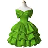 Vestido de Fiesta con Corbata de Mariposa, Color Sólido, Hombros Descubiertos, Adecuado para Anfitrionas de Cumpleaños, Uso Diario, Vestido Lindo y Dulce