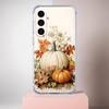 Funda Anticaídas de Cuatro Esquinas para Teléfono Móvil Adecuada para S25Ultra S24Plus Nueva S21 Cubierta Protectora Suave Calabaza Halloween