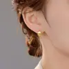 Abrazaderas Geométricas Retorcidas de Plata de Ley 925 para Mujer, Aretes de Aro Lisos Texturizados Estilo Minimalista de Nicho, Nuevos Accesorios para Oreja Estilo Coreano Ins