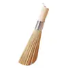 Cepillo de Bambú de Madera para Lavar Ollas, Cepillo de Bambú para Ollas, Cepillo de Cocina para Ollas, Cepillo Mágico para Tazones, Cepillo de Limpieza para el Hogar, Escoba de Bambú para Limpieza