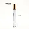 En Stock Simple Botella de Spray de Prensa para Decantación de Perfume de 10 ml Botella Cuadrada de Vidrio Vacía para Decantación de Perfume y Aceite Esencial