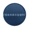 Porta-copos Isolado de PU, Jogo Americano Redondo de Couro, Jogo Americano Estampado, Resistente a Altas Temperaturas, Antiderrapante, Tapete Isolado, Jogo Americano Novo de Couro no Atacado