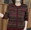 Top de Invierno 2025 Nuevo Cuello Redondo Doble Cara Terciopelo Térmico Elegante Manga Larga Estilo Mamá Holgado Adelgazante y Rejuvenecedor
