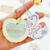Pino Tag Formato Especial Redondo Cartão Pendurável Sinal Cartão Pequeno Cartão de Cabeçalho Verso Embalagem Acessórios Decorativos Enfeite Pingente