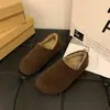 Sapatos de maternidade com sola plana e pedal 2026 Inverno quentes estilo simples e confortável sapatos forrados com pelúcia sapatos de algodão novo estilo para uso externo