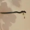 Pasador de Madera Nuevo Estilo Chino Pasador de Pelo Estilo Antiguo Pasador de Pelo para Mujer Alta Calidad Sentido de Suzuki Orquídea Estilo Nacional Combinación Falda de Cara de Caballo Pelo Pasador de Pelo