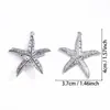 Estilo Europeo y Americano de Verano Colgante de Estrella de Mar Accesorios de Joyería de Aleación DIY Colgante Decorativo para Collar Llavero