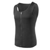 Vendas Diretas da Fábrica Colete Moletom Masculino Tamanho Grande com Zíper Fitness Corrida Yoga Corset Roupa Fitness Corset Modelador de Corpo