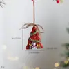 Nuevo Colgante de Resina Pintado a Mano Estilo Europeo Navideño Tren Pequeño Tridimensional Retro Calcetines Adorno de Árbol de Navidad Decoración de Atmósfera