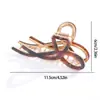 Presilha de Cabelo Grande Borboleta Vazada Moda Personalizada Feminina Elegante Presilha Tubarão de Vinagre Presilha de Cabelo Acessório de Cabelo