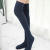 Calcetines finos cruzados verticales de estilo japonés y coreano para otoño e invierno. Nuevas medias ajustadas de estilo japonés, calcetines de algodón de estilo universitario para mujer.