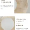 Luminária de Parede Vintage Estilo Japonês Wabi-Sabi em Travertino Amarelo para Sala de Estar, Corredor, Quarto de Casal, Cabeceira de Cama - Retro Simples Moderno