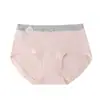 Algodón Puro Algodón de Color Natural 10A Antibacteriano Entrepierna Extendida Ropa Interior para Mujer Suave y Ceroso Amigable con la Piel Transpirable Bragas Dulces