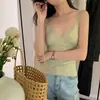 Camisola Blanca de Encaje con Cuello en V Bm Verano Dulce y Picante Francés Top Corto para Combinar con Almohadillas en el Pecho para Usar por Encima y por Debajo