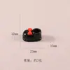 Zapatos Pequeños de Dibujos Animados Estilo Coreano Juguete de Pompón de Felpa Accesorios de Decoración Zuecos DIY Pasador Adorno para Matrícula Colgante