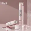 Afeitadora Inalámbrica Transfronteriza de Carga Doble Cabezal Portátil Mini Privada Vello Púbico Afeitadora Eléctrica Dispositivo Depilatorio para Mujeres