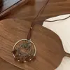 Collar Estilo Étnico para Mujer Gargantilla Estilo Bohemio Resort 2026 Nuevo Estilo Retro Sensación de Alta Gama Accesorios de Cadena para Suéter