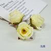 Flores de Rosa Pequeñas Retro Simuladas Capullos de Té de Otoño Material para Arreglos Florales DIY Decoración de Souvenir Producción de Tocado Étnico