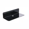 Estante de Almacenamiento de Pared Acrílico sin Perforaciones Estante Flotante Estante de Pared Montado en Pared para Cocina Baño Sala de Estar Estante de Almacenamiento de Pared