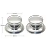 Accesorios Universales para Asas de Tapa de Olla de Cocina Adecuados para Asas de Olla, Acero Inoxidable Anti-quemaduras Sartén, Tapa Superior para Tapa de Olla de Leche