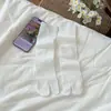 Calcetines de Color Sólido con Dedos Separados para Mujer, Calcetines de Malla Hueca Finos de Verano para Zuecos, Calcetines Únicos de Dos Dedos, Calcetines Holgados de Algodón Estilo Universitario