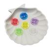 Nuevo Soporte de Tarjetas Redondo de Plástico Transparente de 20 mm Tablero Soporte de Tarjetas Accesorios de Juego de Mesa Juguete Soporte Soporte de Tarjetas Accesorios de Juguete