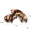Presilha Irregular de Alta Qualidade Francesa Presilha Tiburón Elegante Retro Presilha para Meio Cabelo de Ácido Acético Grande Volume de Cabelo Presilha de Cabelo Multi-disco