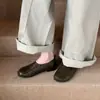 Zapatos de Primera Cita Estilo Retro con Punta Dividida y Boca Profunda para Mujer, Zapatos Casuales Retro Mary Jane