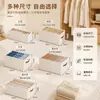 Caja de almacenamiento de tela Oxford sin compartimentos, organizador de ropa tipo cajón, caja de almacenamiento plegable para edredones y ropa de armario del hogar